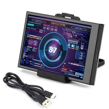 Дисплей моніторингу для ПК HLFEC USB Міні IPS екран, Монітор стану ПК AIDA64