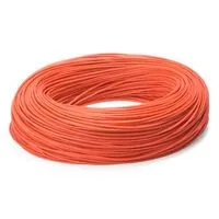 Дріт мідний 12AWG 600В 4.5мм 100м, в силіконовій ізоляції, червоний