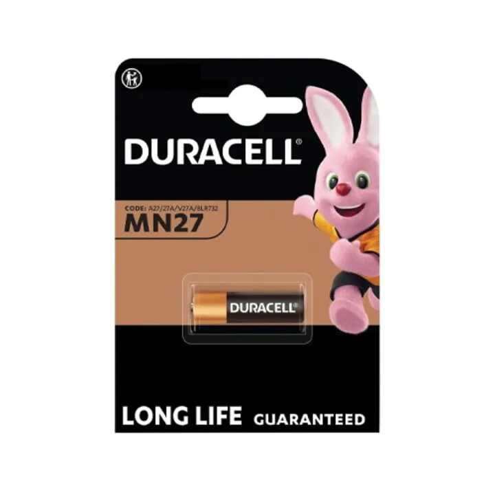 Батарейка MN27 A27 Duracell щелочная 12В