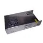 Блок живлення металевий 12В 25А 300Вт, 3-кан для LED-стрічок CCTV, UAlectric
