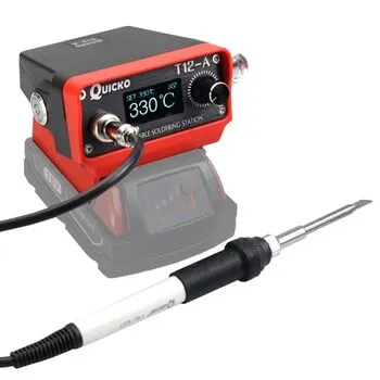 Паяльна станція Quicko T12-A для Makita 18–21В, OLED, 72 Вт, портативна
