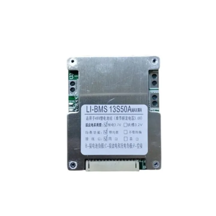 BMS контролер 13S 50A для Li ion 48 В з балансиром