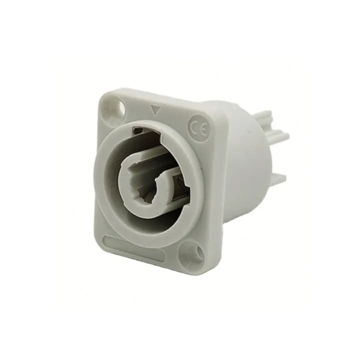 Роз’єм PowerCon 3pin 20A 250В мама SAC3MPB, вихід живлення, панельний