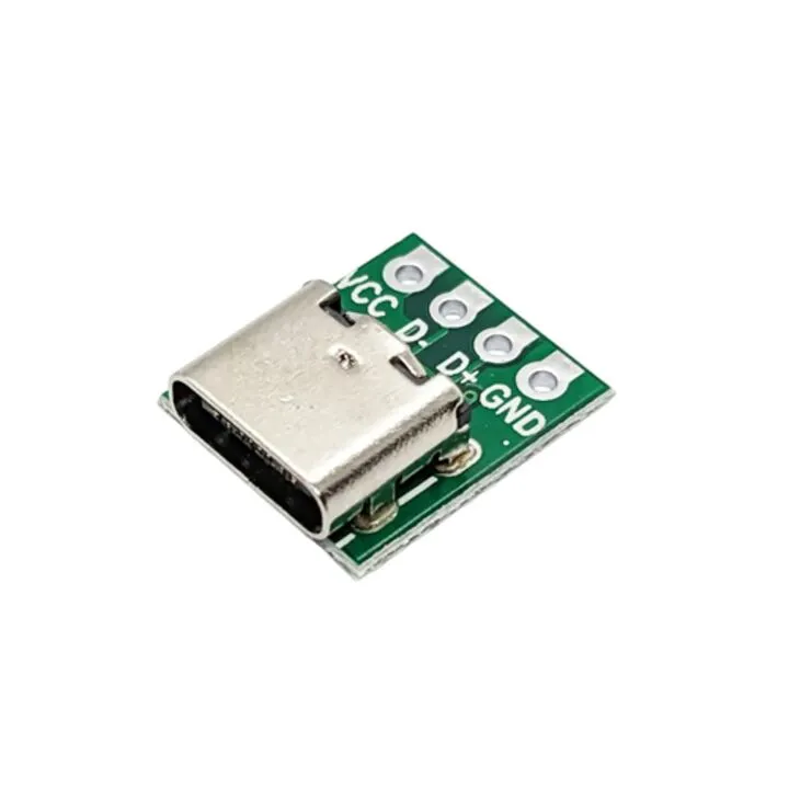 Плата перехідник USB Type-C 3.1, 16 контактів, для паяння, 10 шт