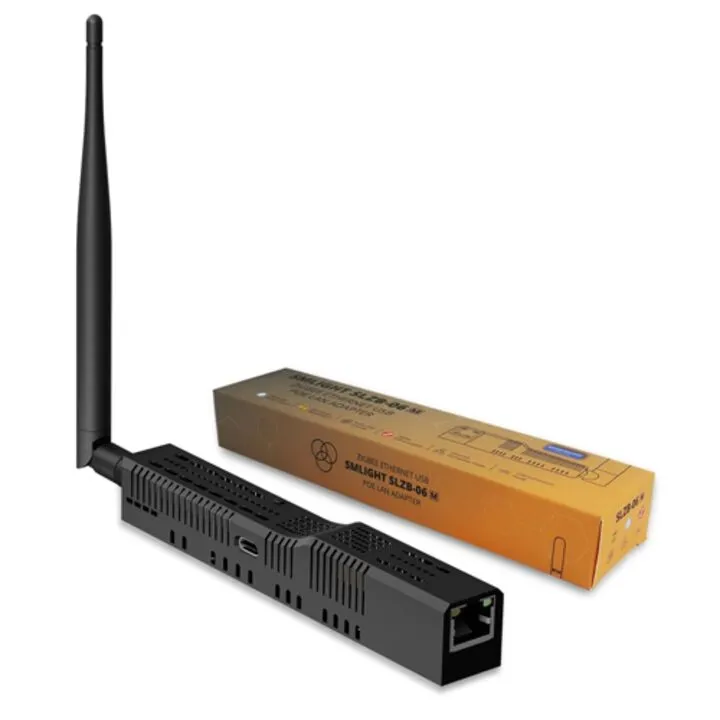 Zigbee 3.0 коридоровий контролер SMLight SLZB-06MU Ethernet та Wi-Fi, USB, Zigbee2MQTT і Home Assistant