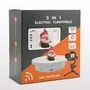 Стенд 14.5см для предметної зйомки 360град, ДК, платформи 18/22см, 3 швидкості, білий