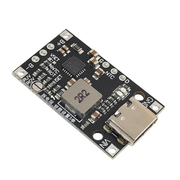 Модуль зарядки літієвих Li-ion батарей 2S/3S від Type-C QC 15Вт з балансуванням