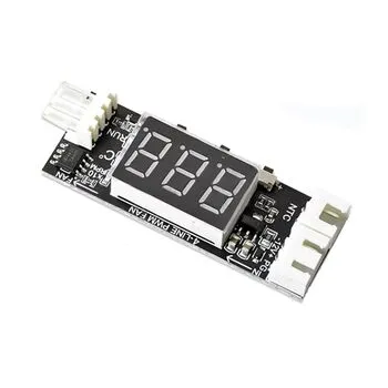 ШІМ регулятор швидкості вентилятора DC 12В 3А PWM з термодатчиком і дисплеєм