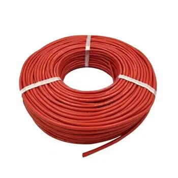 Дріт мідний 10AWG 600В 5.5мм 100м, в силіконовій ізоляції, червоний
