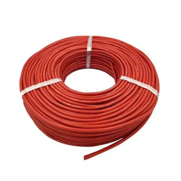 Дріт мідний 10AWG 600В 5.5мм 100м, в силіконовій ізоляції, червоний
