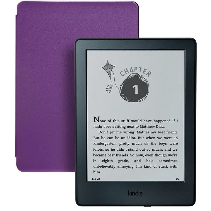 Чохол для електронної книжки Amazon Kindle 6 (8 gen, 2016) Фіолетовий
