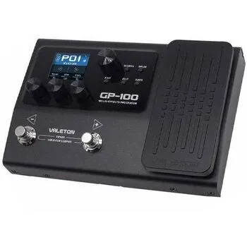 Гітарний процесор Valetone GP-100 c драм-машиною, 140 ефектів, тюнер