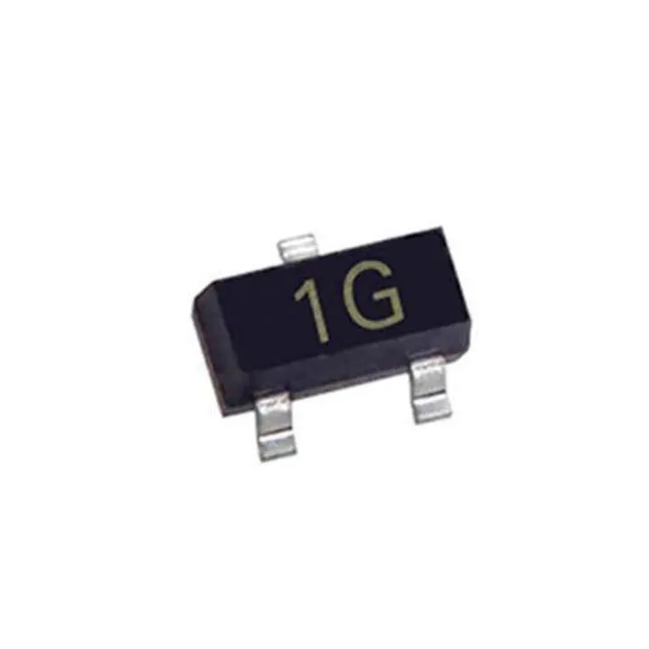Транзистор BC847C NPN 1G SOT-23, 45 В, 0.1 А, 250 мВт (100 шт.)