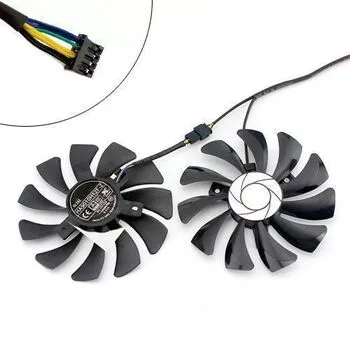 Вентилятори 2шт 85мм 12В 4пін HA9010H12F-Z MSI GTX 1060 960 P106