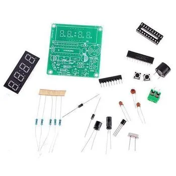 Конструктор електронний годинник, AT89C2051, 4 розряди, DIY ЗЗБЕРИ САМ