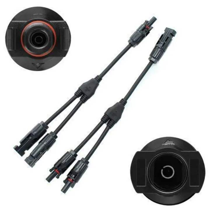 Кабель MC4 Y-подібний для сонячних панелей, 4 мм2, пара 30 см