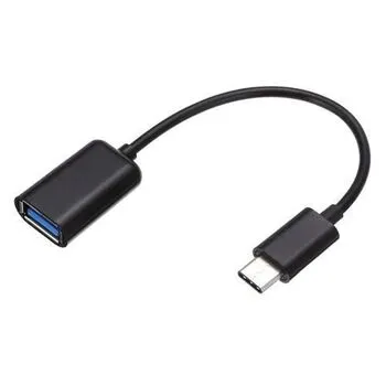 Кабель USB перехідник USB Type-C на USB 3.1 USB-A, OTG, 15см