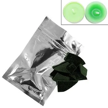 Барвник сухий для свічок з воску парафіну стеарину 10г, зелений