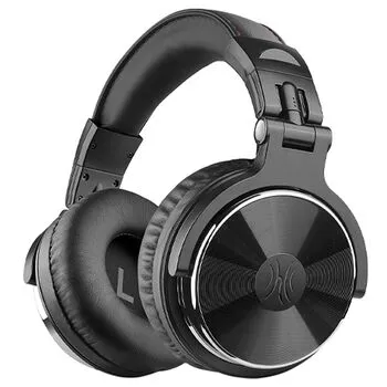 Навушники провідні OneOdio Studio Pro 10, складні, мікрофон, чорні
