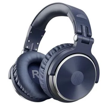 Навушники провідні OneOdio Studio Pro 10, складні, мікрофон, сині