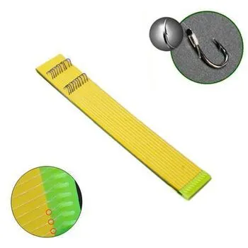 10x Повідець з двома гачками №6 для коропового лову, волосінь 0.2мм