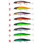 Набір із 4 різнокольорових воблерів приманок з магнітом 12см 17г