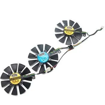 Вентилятори 3шт 87мм 12В PLD09210S12M PLD09210S12HH ASUS Strix GTX 1080