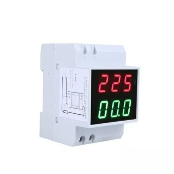 Вольтметр амперметр 2xLED 80-300В 0-99.9А DIN