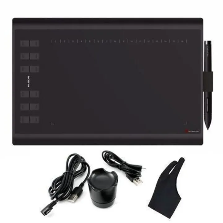Графічний планшет ПРО з пером HUION New 1 060 Plus 8192 суперкомплект