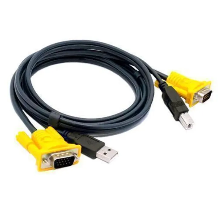 Кабель для KVM свіча VGA + USB