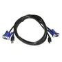 Кабель для KVM свіча VGA + USB