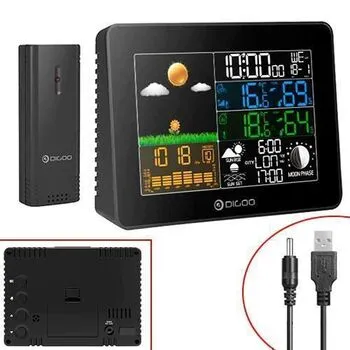 Метеостанція USB + бездротова з виносним датчиком Digoo DG-TH8868