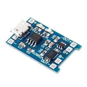 Модуль заряджання літієвих Li-ion батарей від MicroUSB TP4056 з захистом DW01 SviLand
