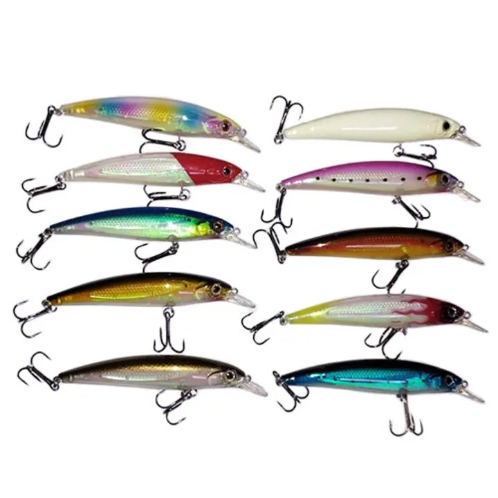 Набір із 10 різнокольорових воблерів SviLand 11 см 12 г