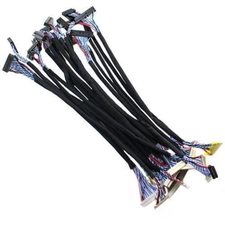 Набір з 18 LVDS кабелів, шлейфів для матриць 14-26