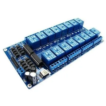 Модуль реле 16 каналів 12 В, для Arduino PIC ARM, до 10 А