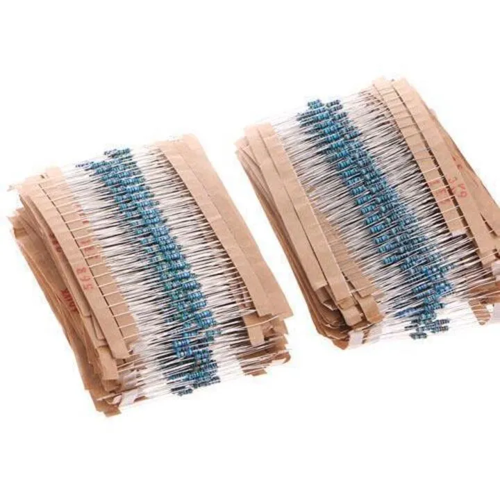 2600x Резистор 1 / 4Вт MF 1% 1Ом-3Мом, набір