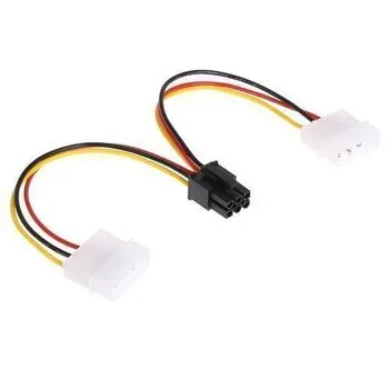 Перехідник 2x IDE Molex - PCI-E 6pin для відеокарт
