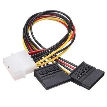 Перехідник IDE Molex, 2x SATA 15pin для живлення жорстких дисків SviLand 7000001542