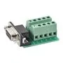 Перехідник RS232 DB9 COM-порт вилка мама - клеммники 9pin