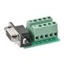 Перехідник RS232 DB9 COM-порт вилка мама - клеммники 9pin