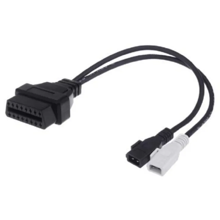 Перехідник з OBD2 16pin мама на VAG 2x2pin 2 + 2pin VW AUDI тато