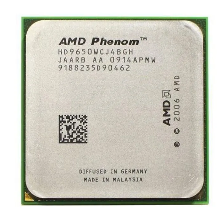 Процесор AMD Phenom X4 9650, 4 ядра 2.3ГГц, AM2 +