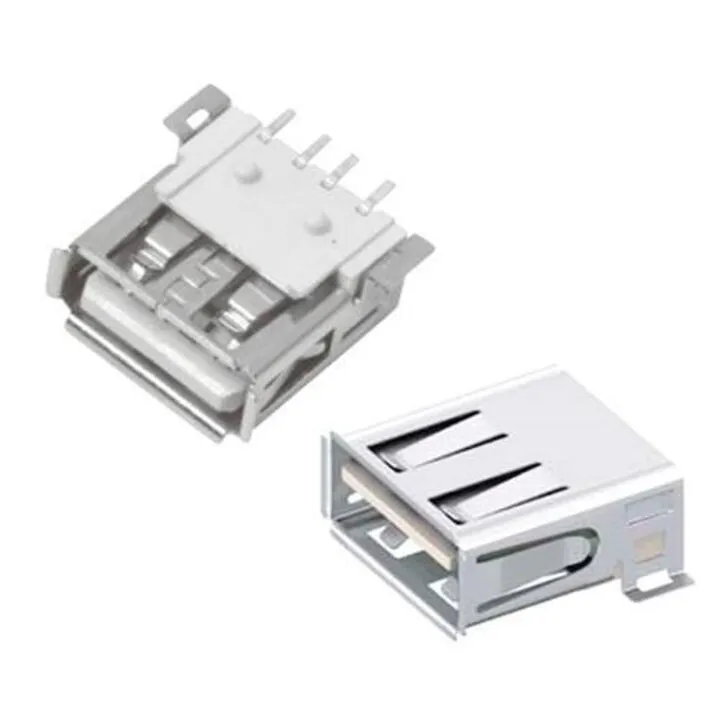 Роз'єм USB 2.0 мама 4pin AF 90 градусів SMT SMD