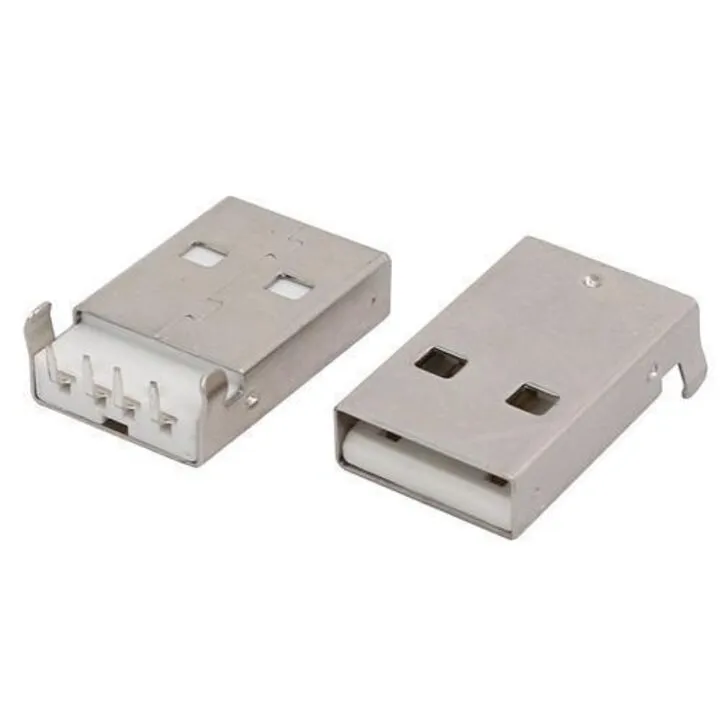 Роз'єм коннектор USB 2.0 тато 4pin AM 90 градусів DIP