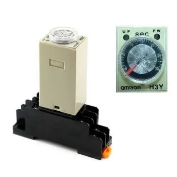 Реле часу, таймер Omrion H3Y-2, 0-30с 110В 5А на DIN-рейку
