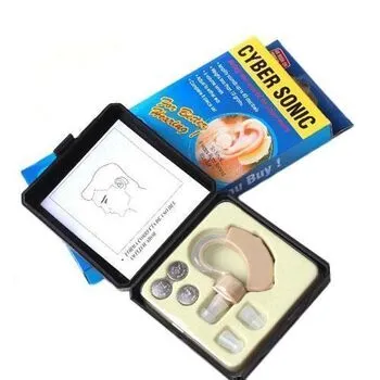 Слуховий апарат 40дБ 10г універсальний заушний, Cyber Sonic