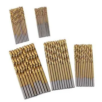 Набір з 50 свердл спіральних 1-3мм по металу, HSS-сталь