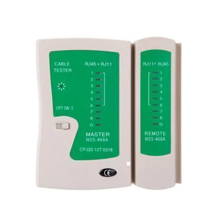 Тестер мережі телекомунікаційного кабелю SviLand, RJ45 RJ11, 9 В, зелений
