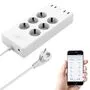 Розумний Wi-Fi мережевий фільтр подовжувач 6 розеток + 4 USB ZLD-64EU-W
